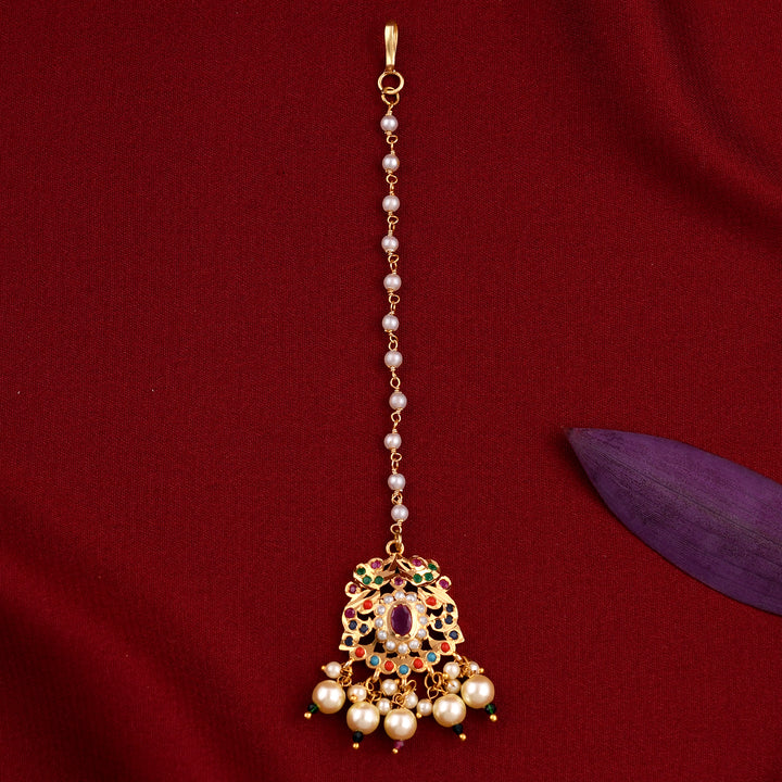 Royal Pearl Jadaau Necklace Set