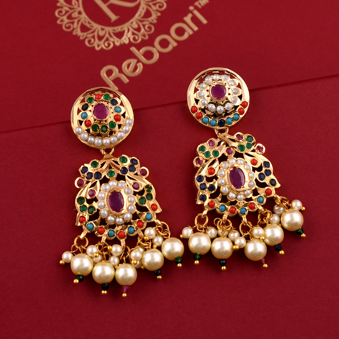 Royal Pearl Jadaau Necklace Set