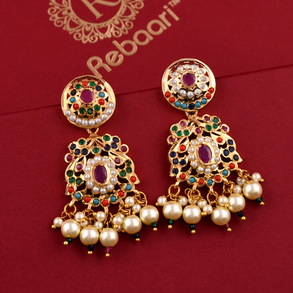Royal Pearl Jadaau Necklace Set
