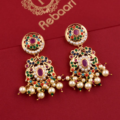 Royal Pearl Jadaau Necklace Set