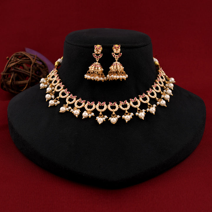 Traditional Jadaau Necklace Set