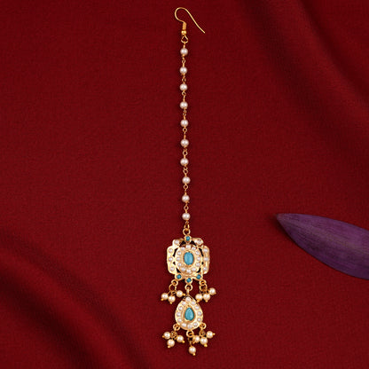 Turquoise Jadaau Necklace Set