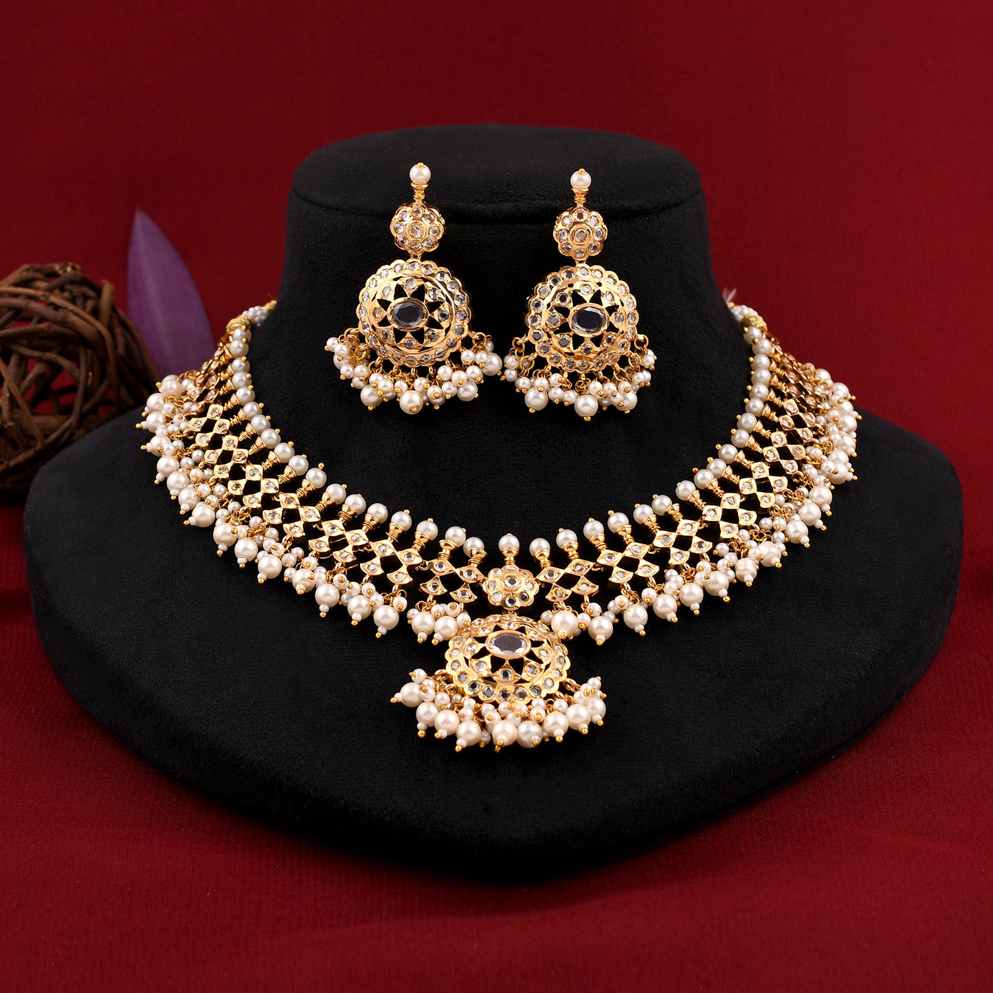 Short Jadaau Necklace Set