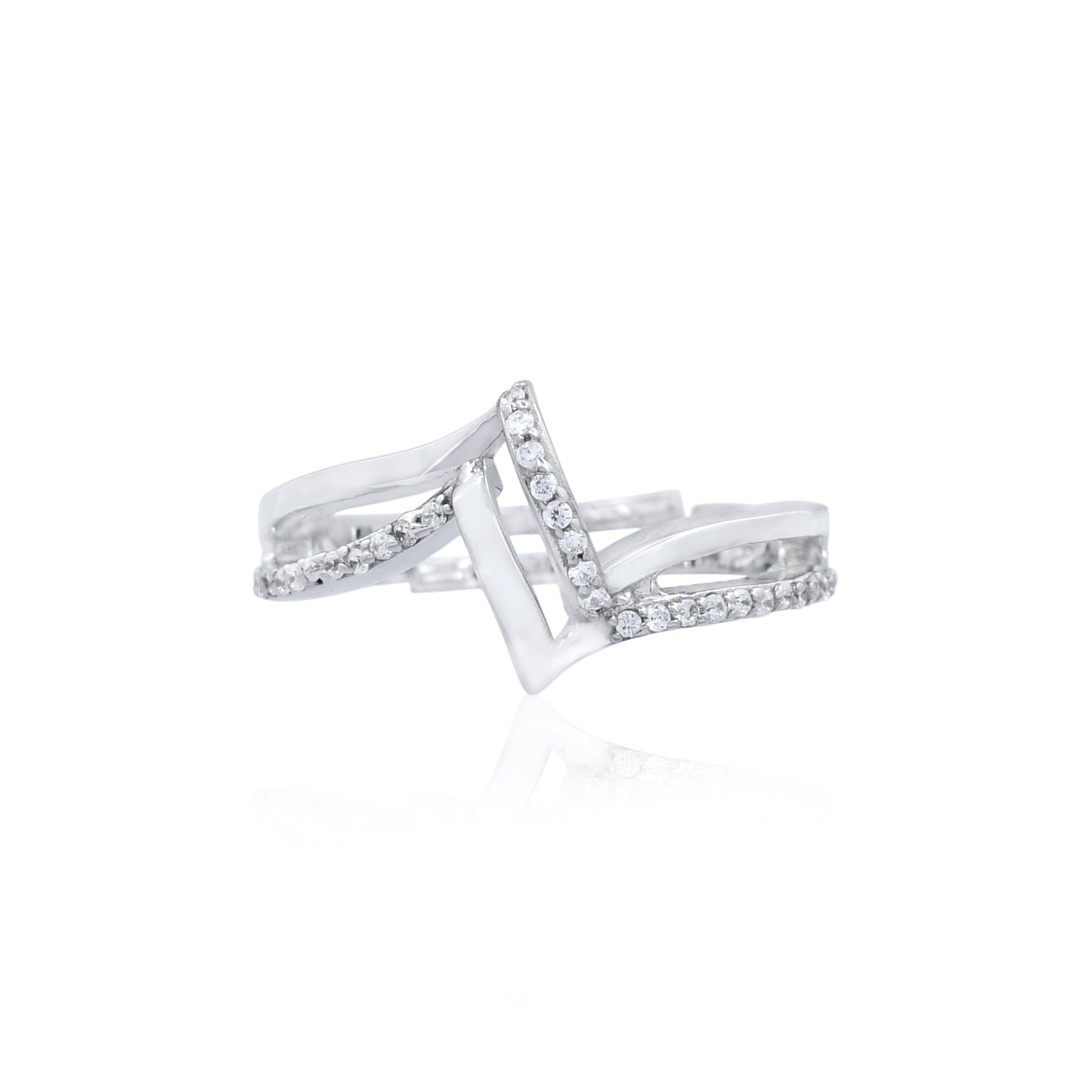 American Diamond 925 Sterling Silver Ring