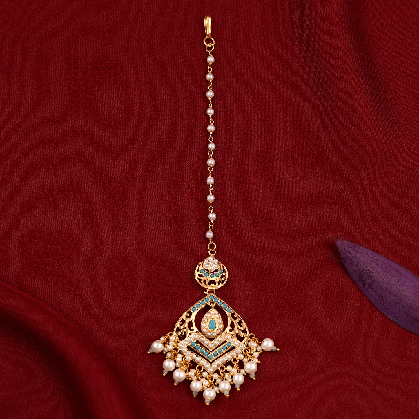 Jadaau Pearl Necklace Set