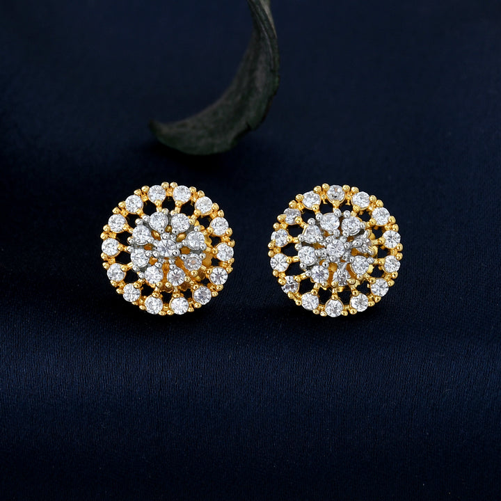 Flower Zircon Necklace Set