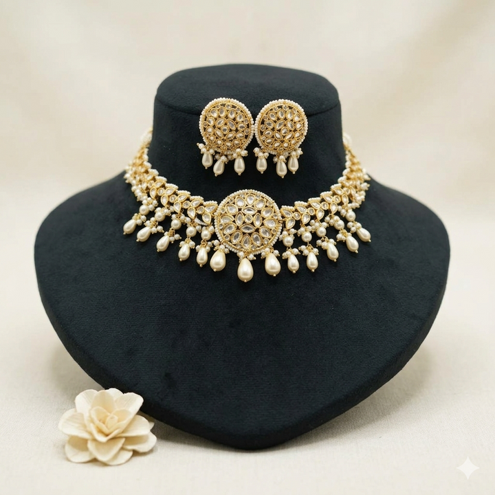 Unique Kundan Polki Choker Set