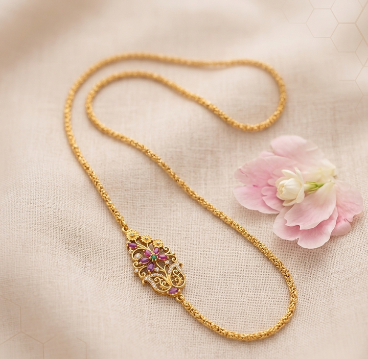 Antique Side Chain Pendant