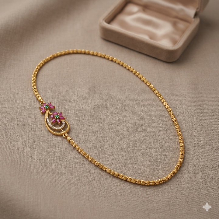 Antique Side Chain Pendant
