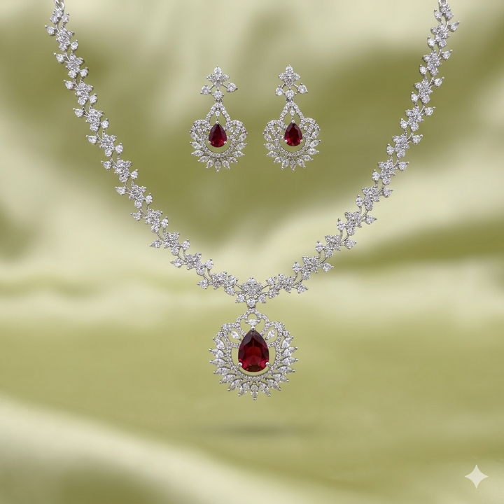 Designer American Diamond Necklace