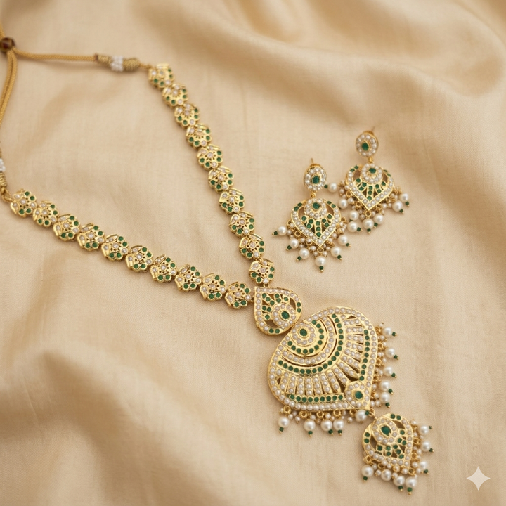 Jadau Long Necklace Set