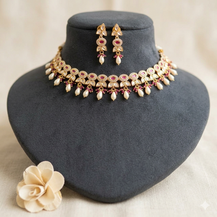 Royal Kundan Necklace Set