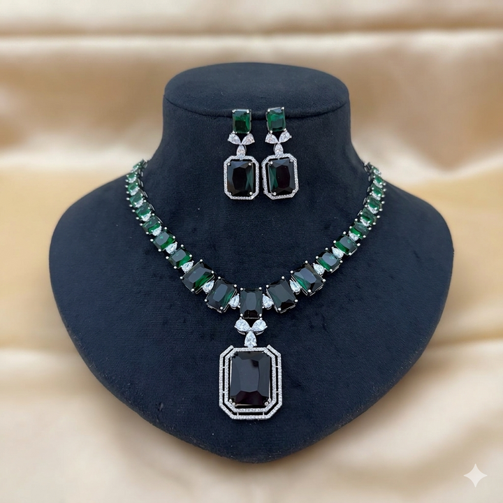 American Diamond Necklace Set