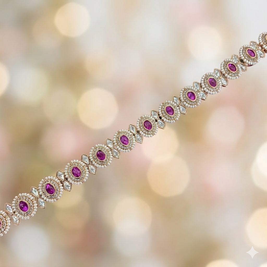 Beautiful Pearl Kundan Shishfool