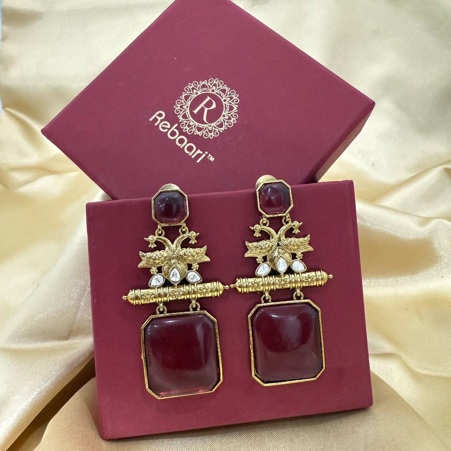 Peacock Design Antique Earrings