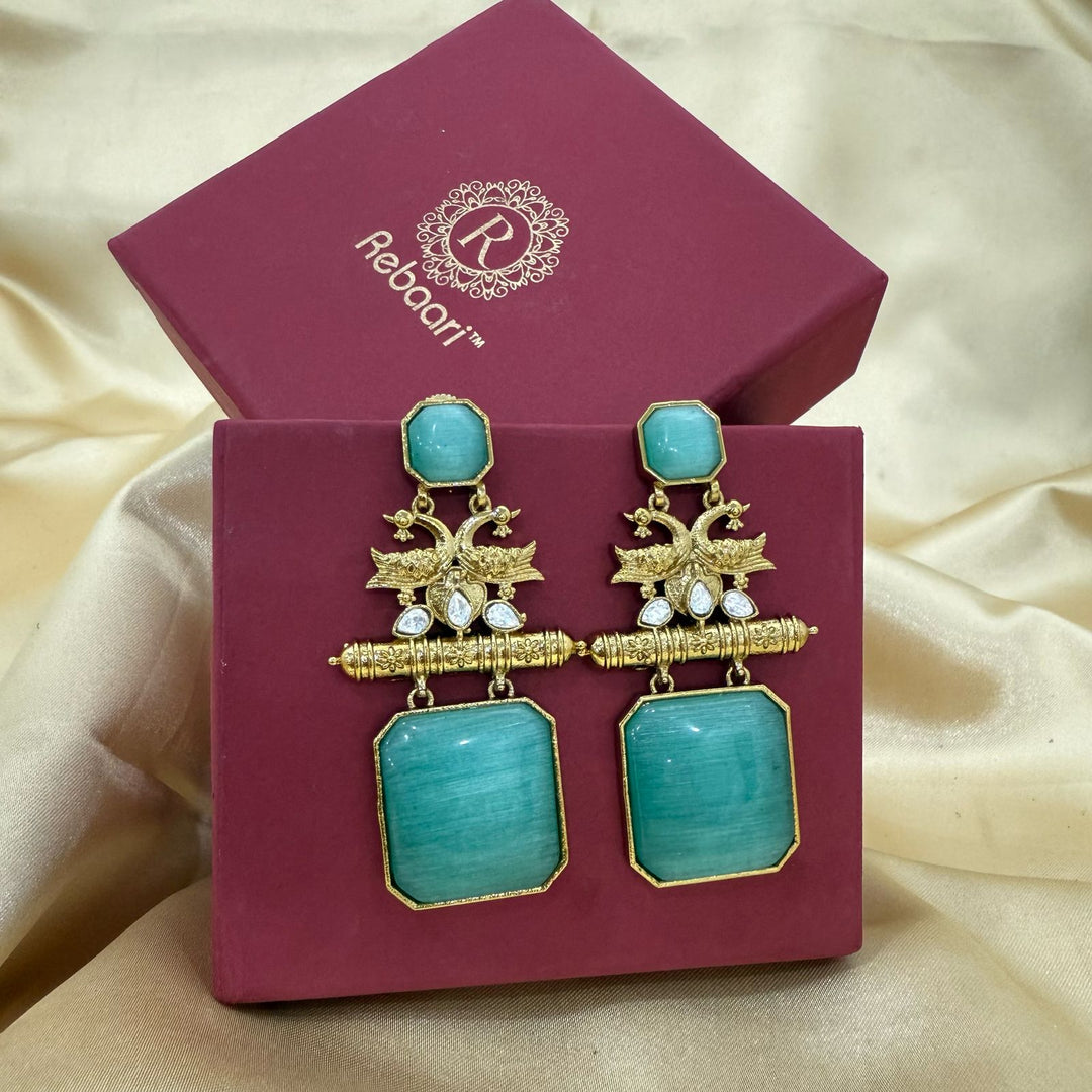 Peacock Design Antique Earrings