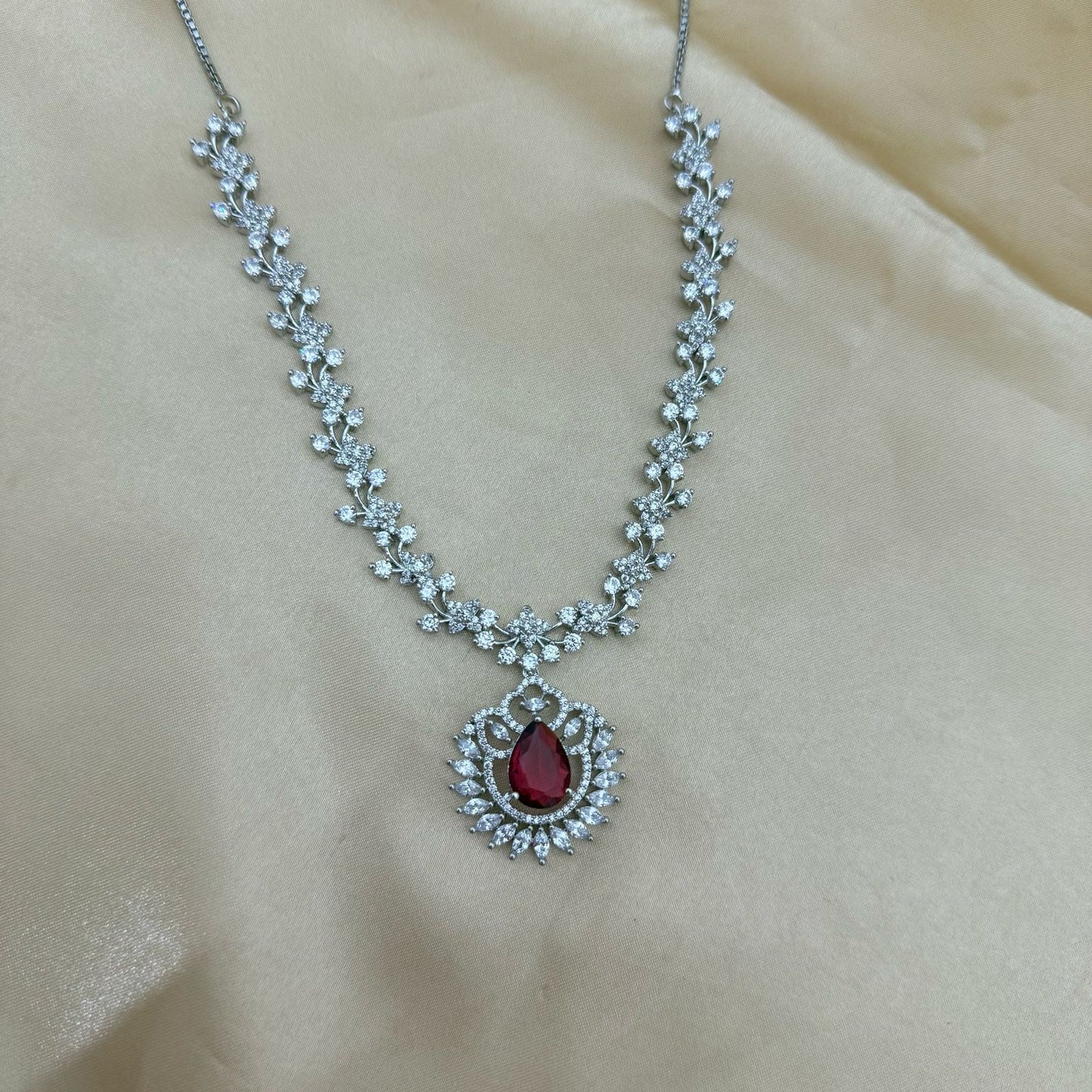 Designer American Diamond Necklace