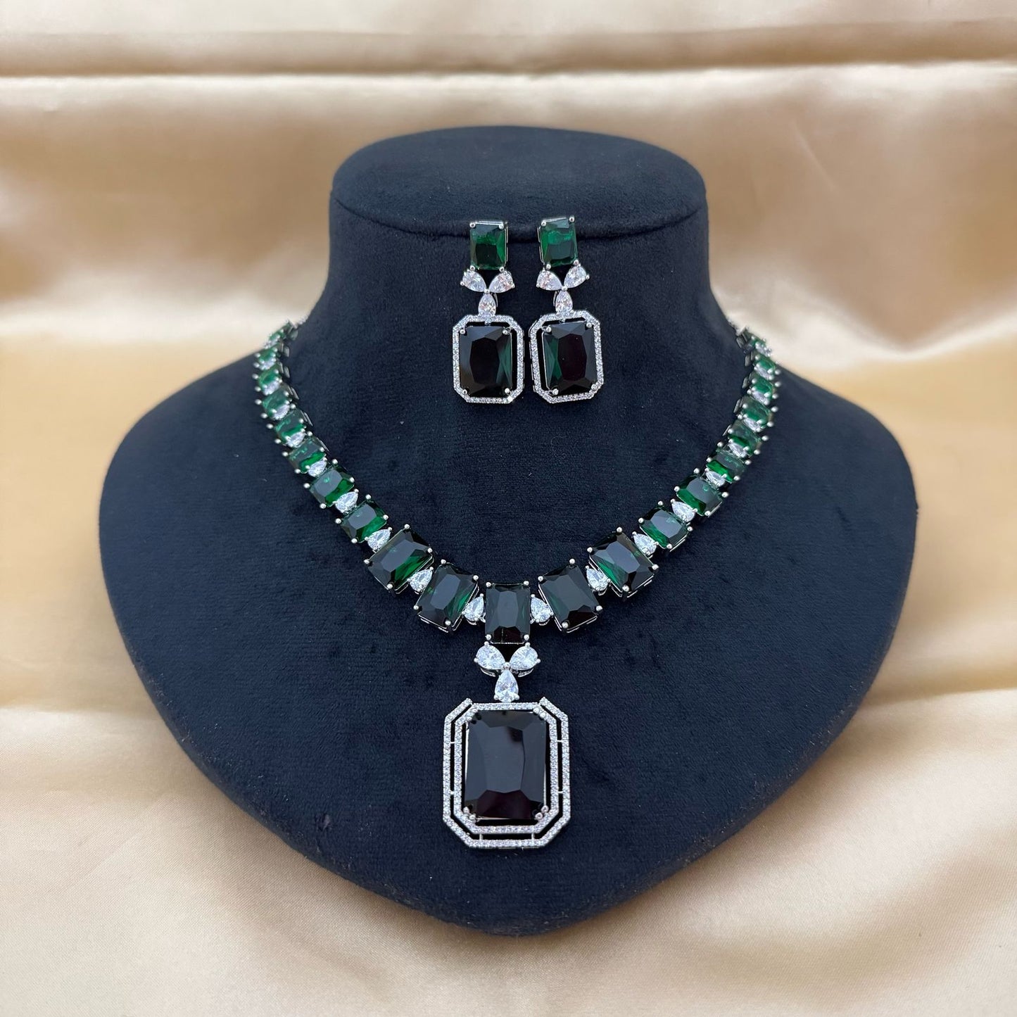 American Diamond Necklace Set
