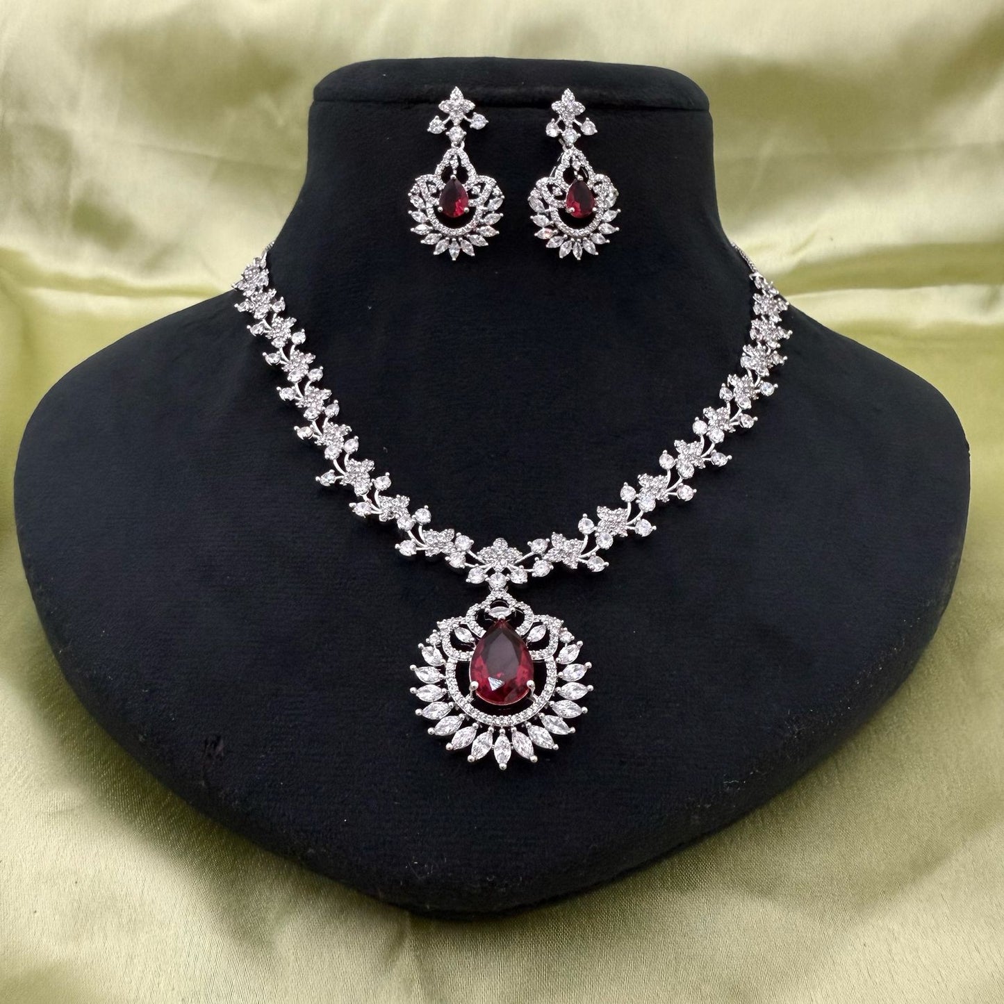 Designer American Diamond Necklace