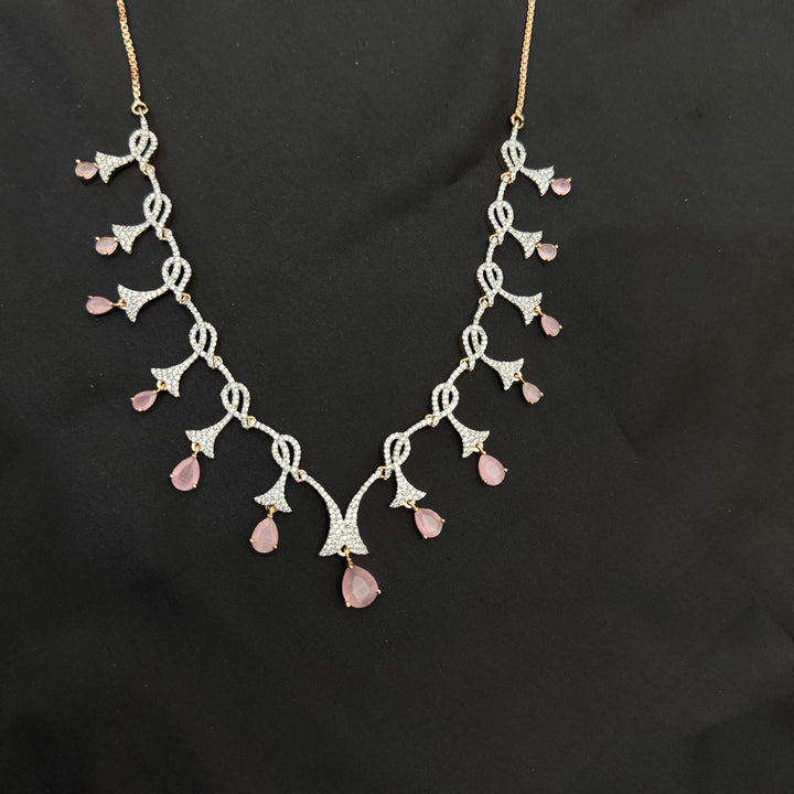 Rose Gold Plated Necklace Set
