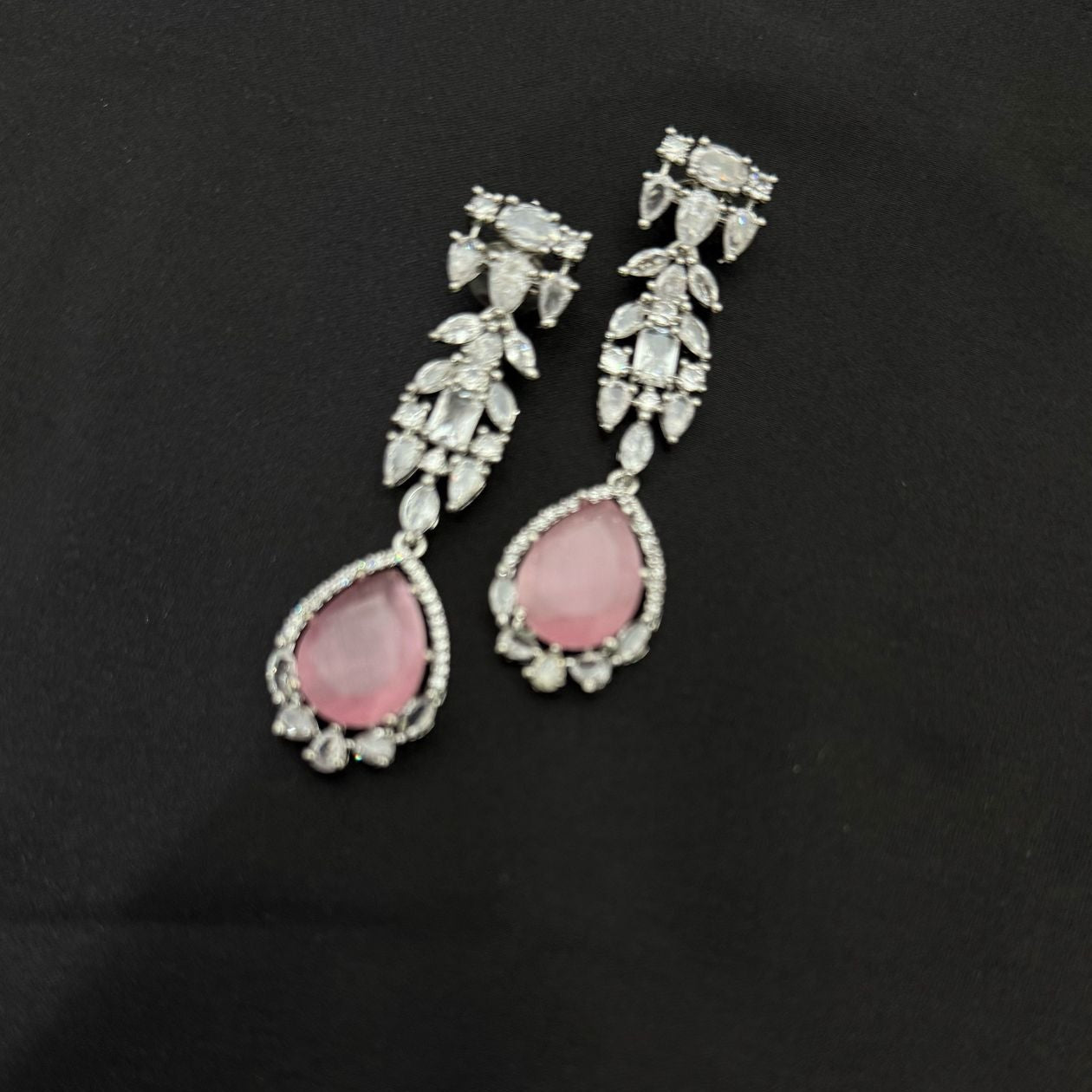 Immitation Stone Zircon Necklace Set