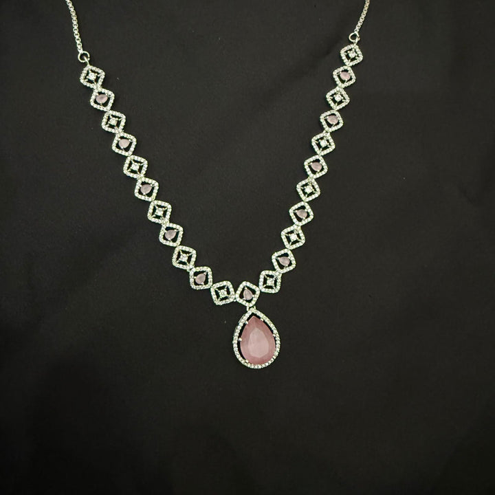 Peardrop Zircon Necklace Set
