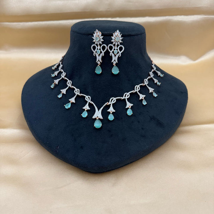 Rose Gold Plated Necklace Set