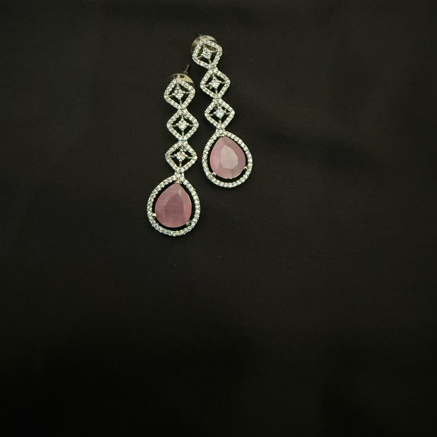 Peardrop Zircon Necklace Set