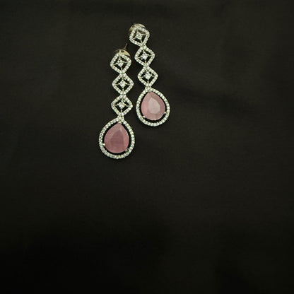 Peardrop Zircon Necklace Set