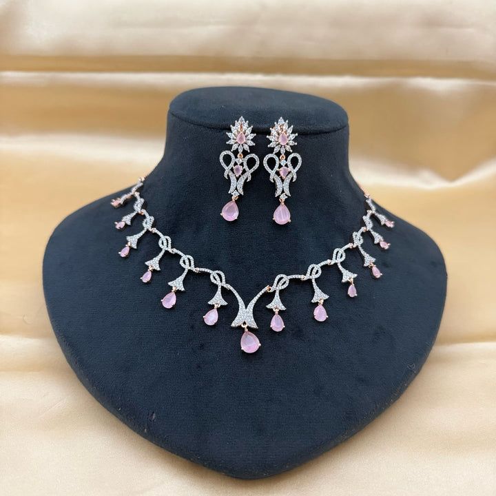 Rose Gold Plated Necklace Set