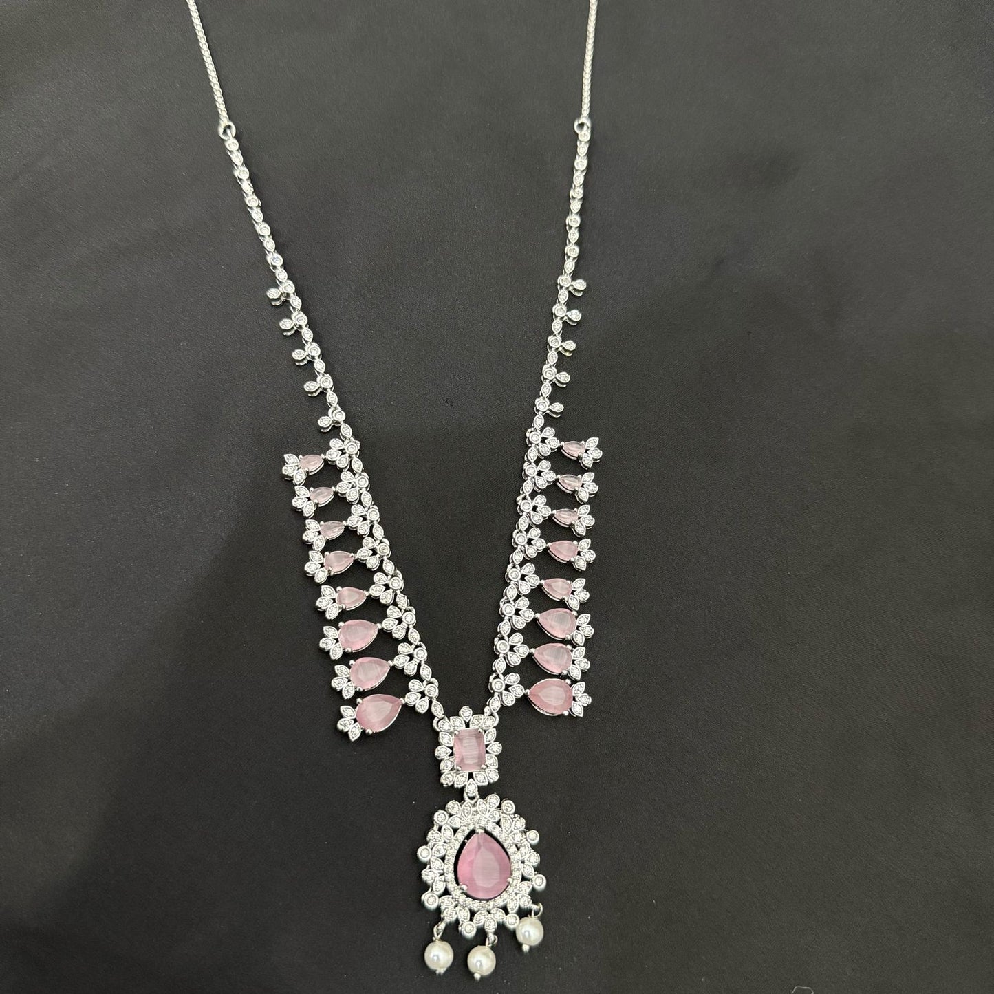 Classic Zircon Necklace Set