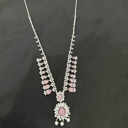 Classic Zircon Necklace Set