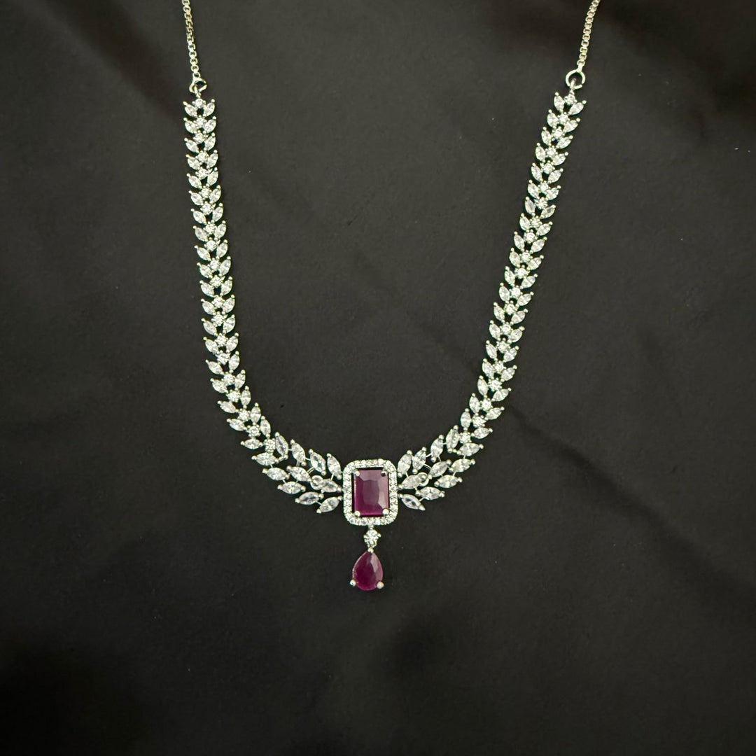 Cubic Zircon Necklace Set