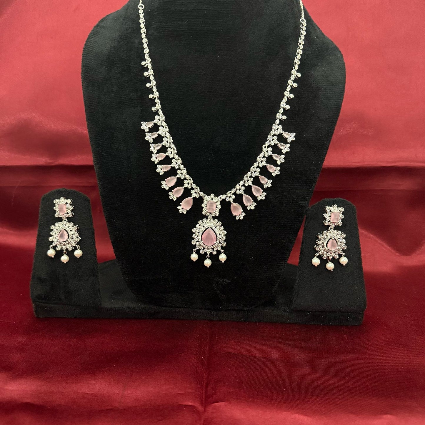 Classic Zircon Necklace Set