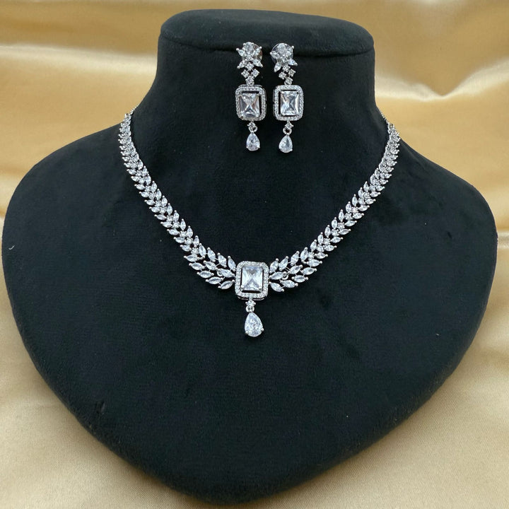 Cubic Zircon Necklace Set