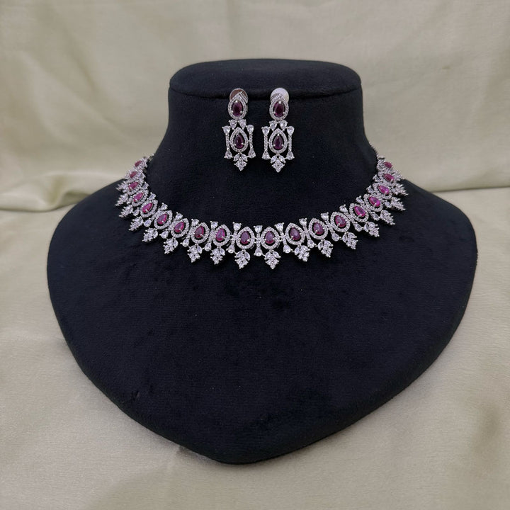 Emerald Zircon Necklace Set