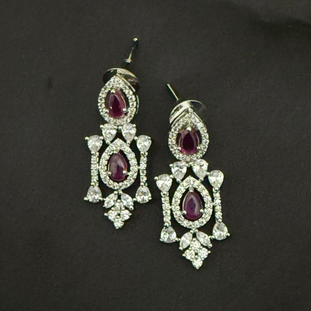 Emerald Zircon Necklace Set