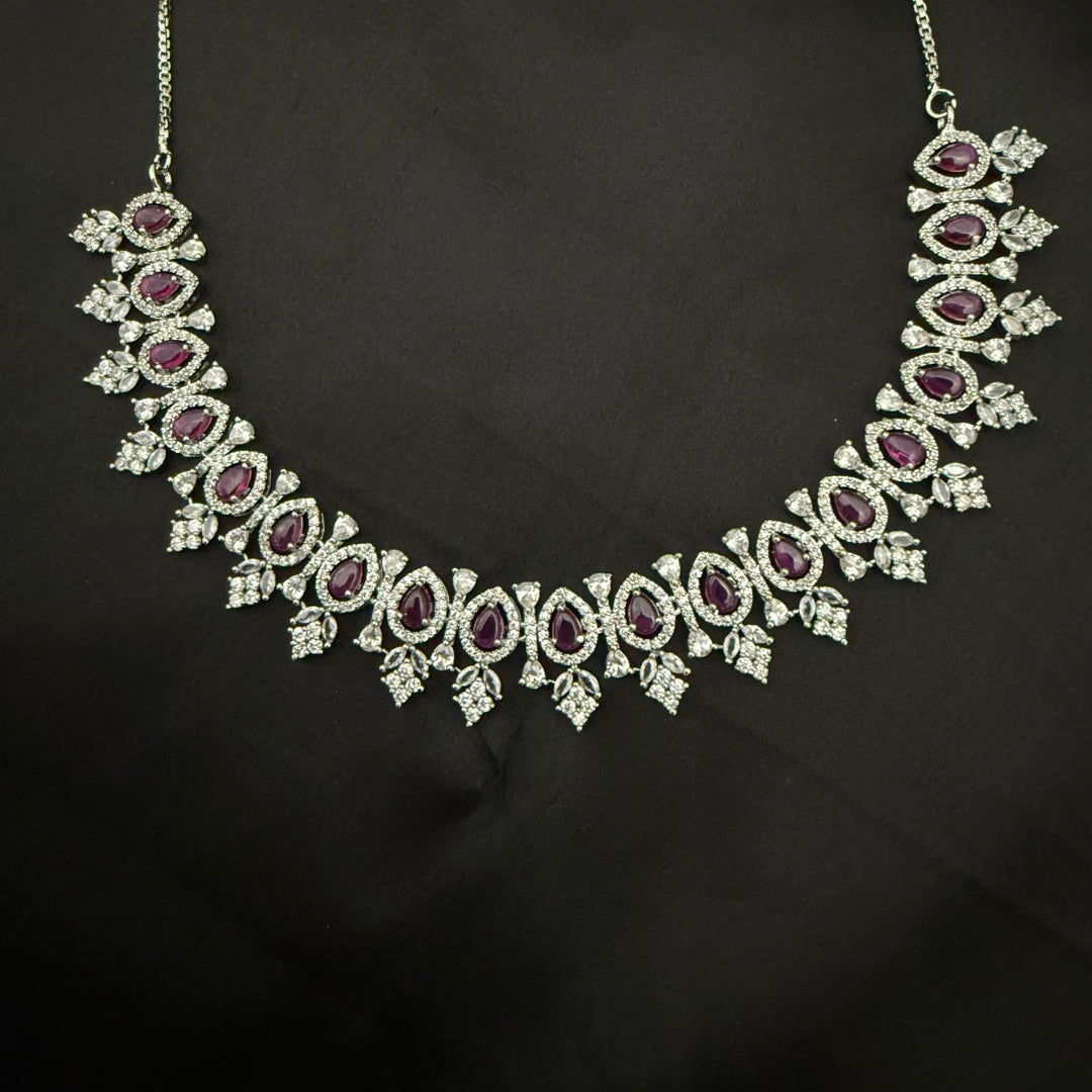 Emerald Zircon Necklace Set