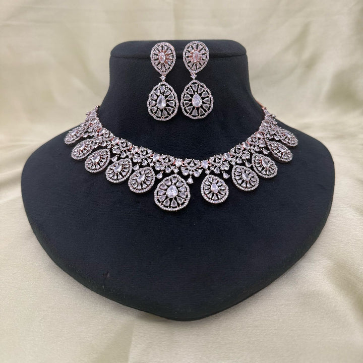 Rose Gold Plated Necklace Set