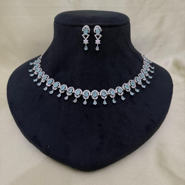 Designer Zircon Necklace Set