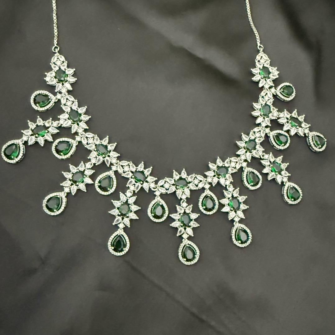 Silver Plated Necklace Set