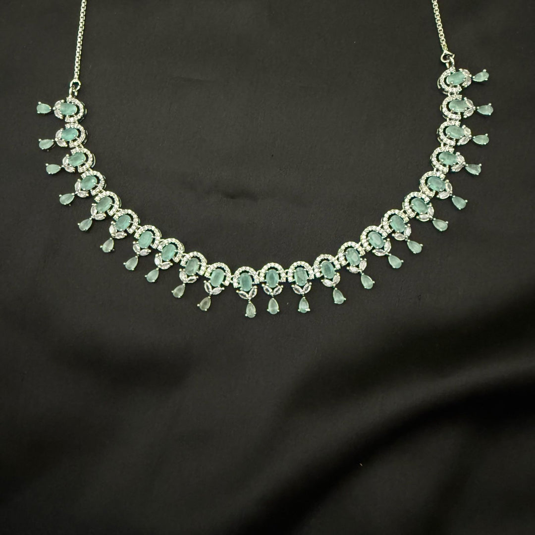 Designer Zircon Necklace Set
