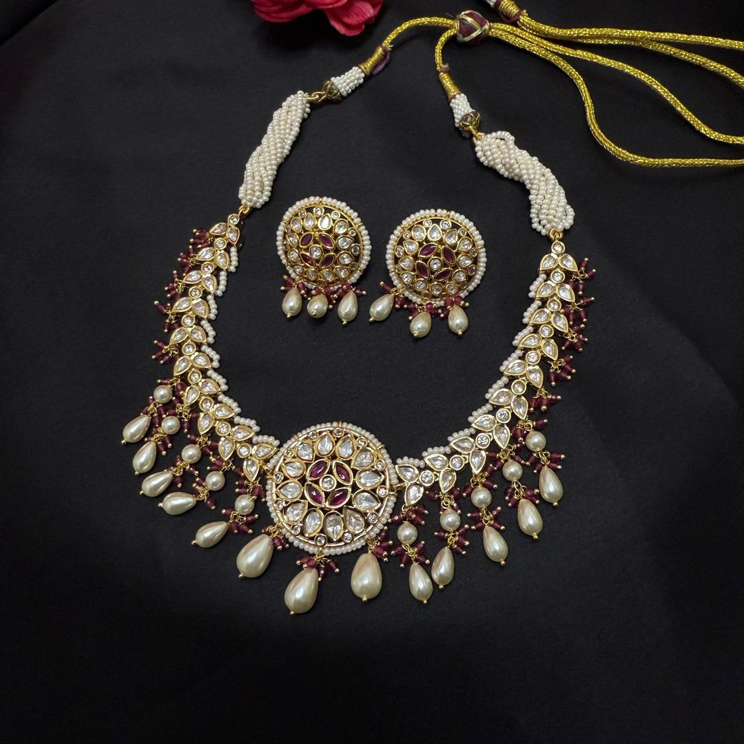 Unique Kundan Polki Choker Set