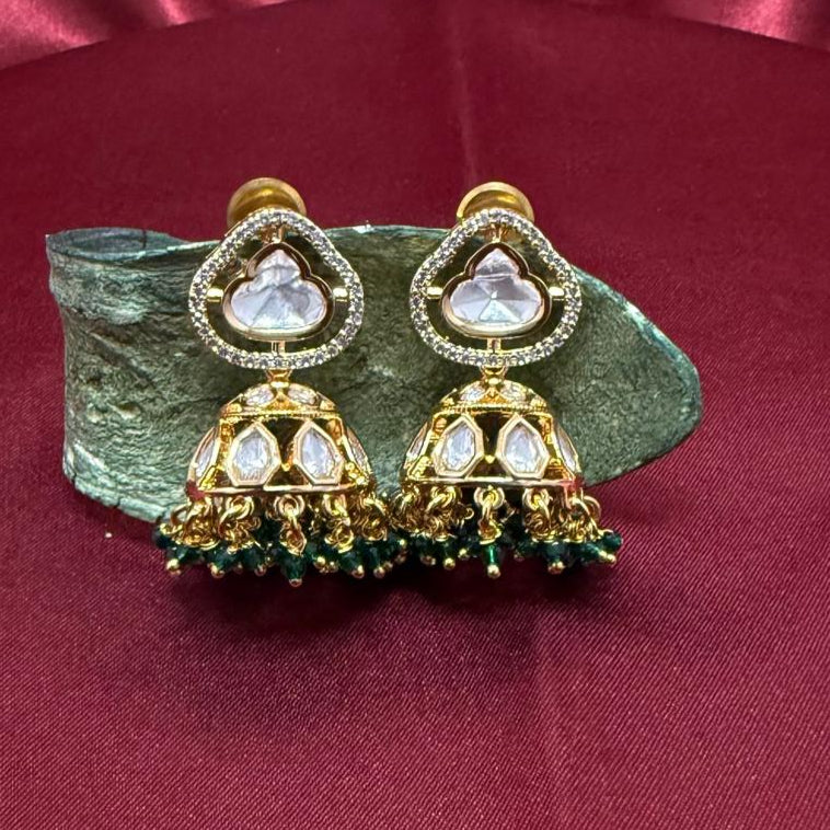 Gold Plated Stylish Kundan Choker Set