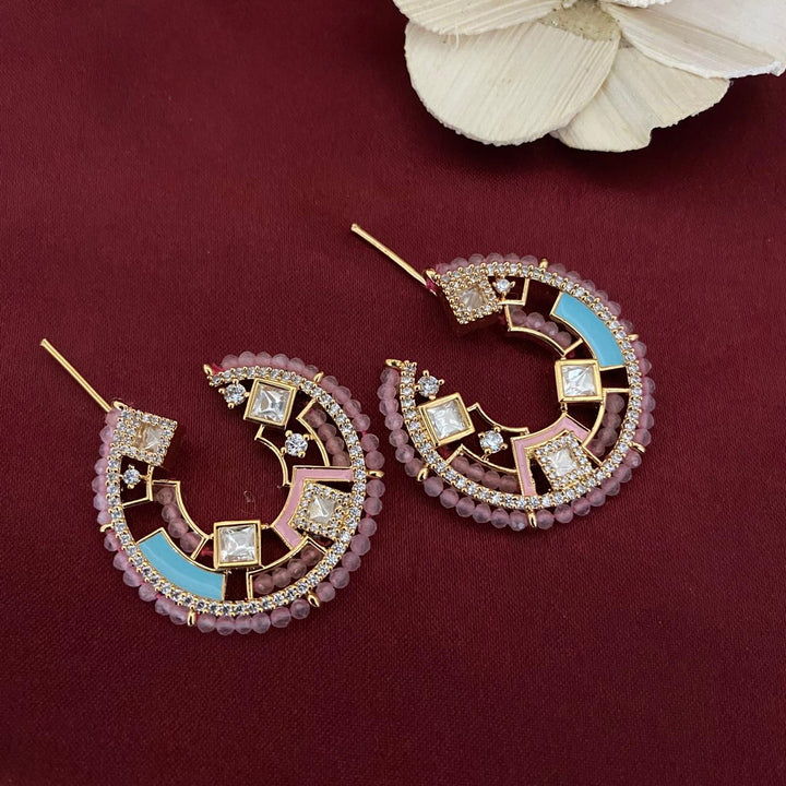 Ethnic Oversized Stud Earrings