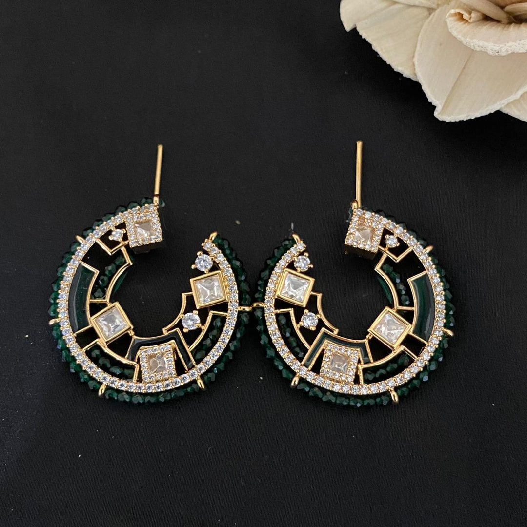 Ethnic Oversized Stud Earrings