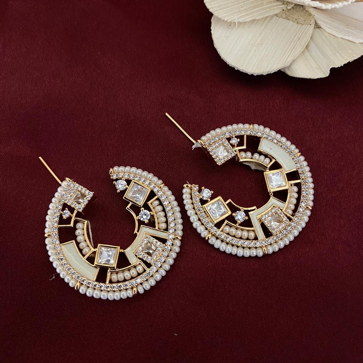 Ethnic Oversized Stud Earrings