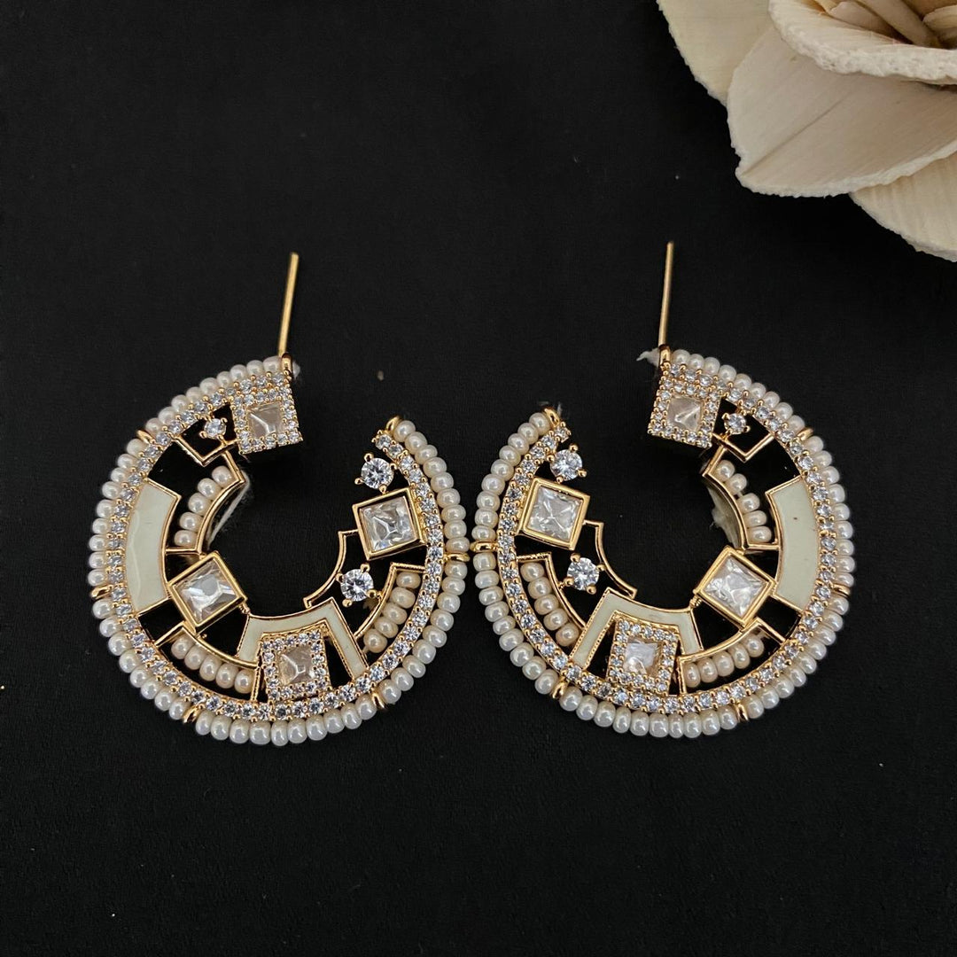Ethnic Oversized Stud Earrings