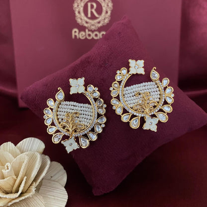 Exclusive Kundan Polki Earrings