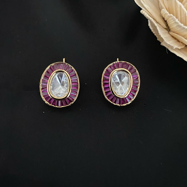 Exclusive Kundan Polki Studs